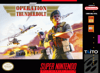 Operation Thunderbolt Super Nintendo  box art
